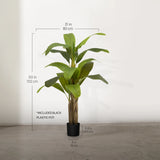 5FT Artificial Banana Tree