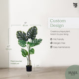 4FT Artificial Monstera Tree
