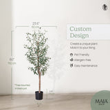 5FT Minimal Artificial Olive Tree