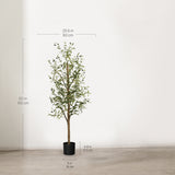 5FT Minimal Artificial Olive Tree