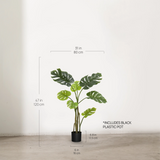 4FT Artificial Monstera Tree