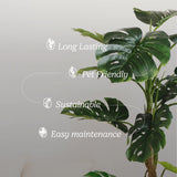 5.2FT Artificial Monstera Tree