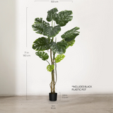 6FT Artificial Monstera Tree