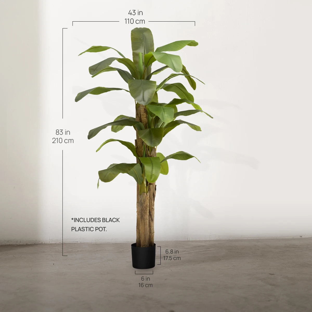 Artificial Banana Tree Measures